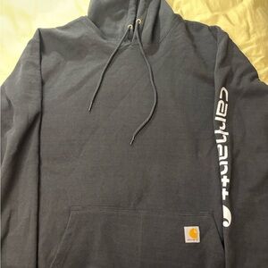 Carhartt Black Hoodie Loose Fit Midweight Workwear Men’s XXL